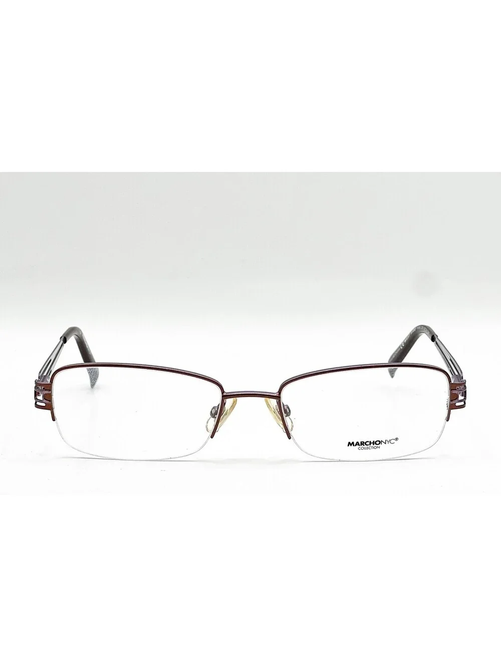 Marchon Nyc M166 255 Sienna Violet Authentic Eyeglasses 53-18-135